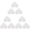 9 Stuks Hartvormige Schuim Cakevorm Polystyreen Feestdecoratie 2