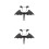 2 Sets Halloween Bat Vleermuisvleugels En Haarband 5