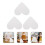 9 Stuks Hartvormige Schuim Cakevorm Polystyreen Feestdecoratie 10