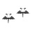 2 Sets Halloween Bat Vleermuisvleugels En Haarband 4