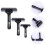 3St Kleine Multifunctionele Rubber Brayer Roller Met Rvs, Zwart 6