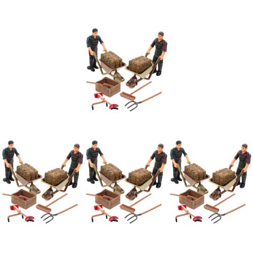 4 Sets Miniature Speelgoed Accessoires En 1