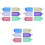 3 Labels Marker Lanyards Voor Id Badges Koffer Tags 3