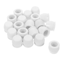 30Stk Mini Blumentöpfe Weiß Plastik Realistische Deko Für Puppenhaus
