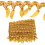 Multifunctionele Gouden Bladvormige Decoratieve Polyester Trim 3