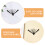 Vouwbare Handwaaier Frame Zwart Plastic DIY Accessoires 8
