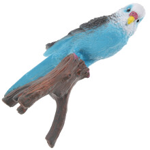 4Stück Künstliche Papageienfigur Lebensechtes Vogelmodell Stehend
