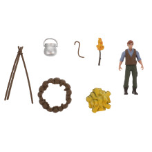 7 sets kleine Personenmodelle, Camping-Figuren, Deko, Menschen-Figuren