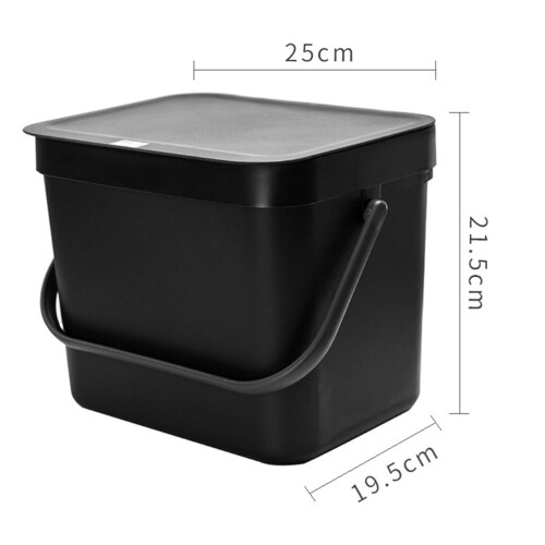 simple kitchen müllbehälter kunststoff mit deckel für zu hause 1