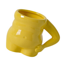 Tasse à boisson en forme de ventre mignonne,-Jaune d'oeuf