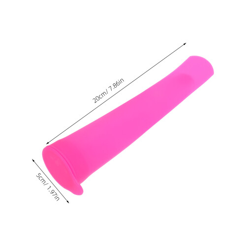 De Silicona Reutilizable Para Paletas Y Hielo (Rosado) 2