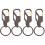 4 gürtel schlüsselhalter clip ring gurt anhänger 6