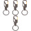 4 gürtel schlüsselhalter clip ring gurt anhänger 5