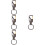 4 gürtel schlüsselhalter clip ring gurt anhänger 9
