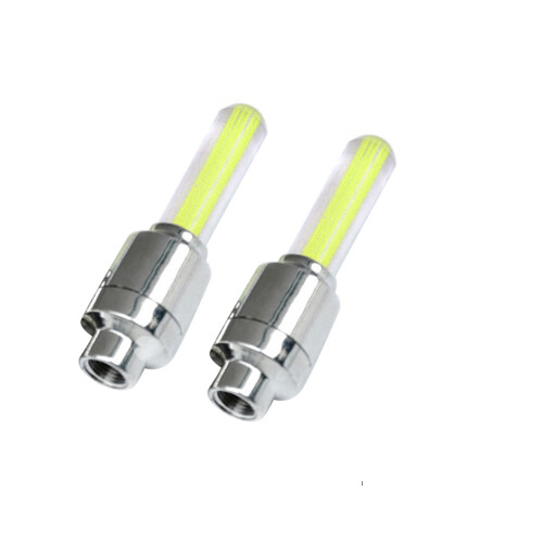 2 unidades luces amarillas para de , bici y 2