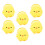 6Ud Pequeno De Amarillo Con Diseno De 8