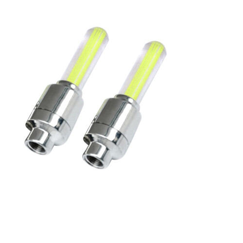 2 unidades luces amarillas para de , bici y 1