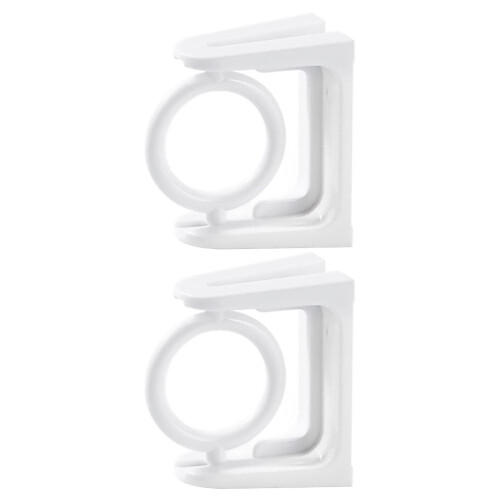8Ud Fijos Para Barras De Ducha Con Material ABS