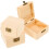 9Ud Caja Madera Beige, Con Y Uso Para Guardar Joyas 9