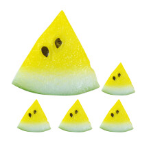 5 . mini rebanada sandía resina, moldes para casa muñecas