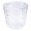 Medidor Plástico Transparente Cocina Repostería Hogar 1