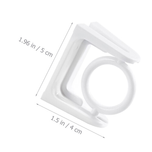 8Ud Fijos Para Barras De Ducha Con Material ABS 2