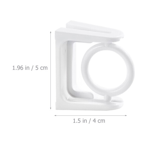 8Ud Fijos Para Barras De Ducha Con Material ABS 1
