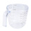Medidor Plástico Transparente Cocina Repostería Hogar 5