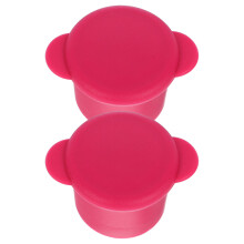 2Ud Tapas Silicona Rosas Para Vino Y Cerveza Para Uso Diario