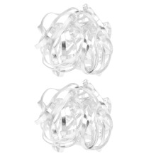 4Ud Bases Fijas Para Flores Plata Accesorios Para Arreglos DIY