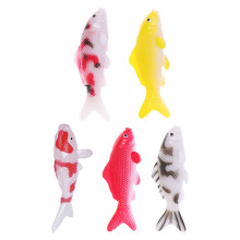 10Pcs Small PVC Fake Fish Floating Fish Tank Landscaping Decoration