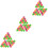 90 Pcs Colorful Solid Rubber Bouncy Balls For Kids Playing 5