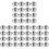 300Ud De Aluminio Para Velas DIY Plata Circular Uso General 3