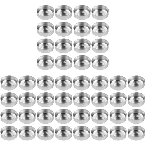 300Ud De Aluminio Para Velas DIY Plata Circular Uso General 2