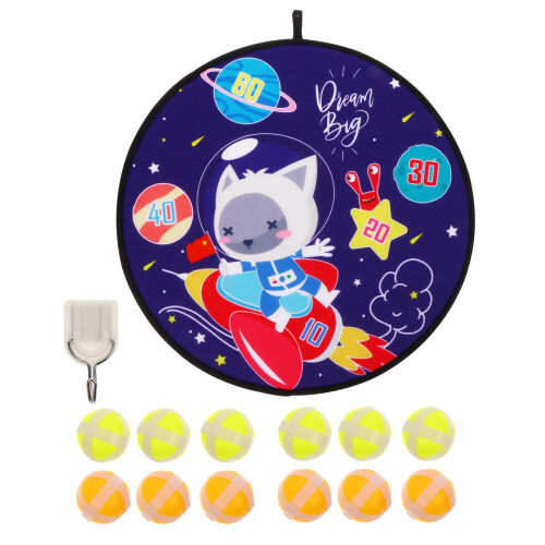 2 Sets Sticky Dart Board Cotton Cartoon Child