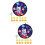 2 Sets Sticky Dart Board Cotton Cartoon Child 7