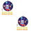2 Sets Sticky Dart Board Cotton Cartoon Child 6