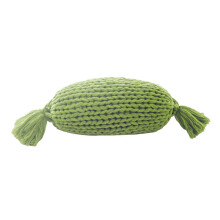 Super Soft Candy Shape Chunkys Knitted Throw-Apple Green