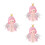 3Stk Mini Harz Engel Cake Topper Für Torte Deko 9