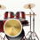 Gouden Percussie Drum Cymbal Voor Elektronische 5