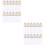 24Stk Pumpflaschen Gold Wiederverwendbare Schaumspender 6