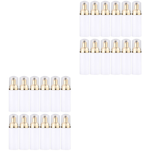 24Stk Pumpflaschen Gold Wiederverwendbare Schaumspender 2