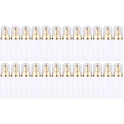 24Stk Pumpflaschen Gold Wiederverwendbare Schaumspender 1