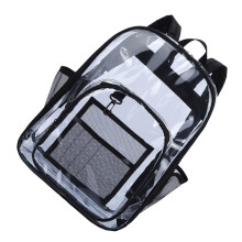 1 Transparenter Outdoor Rucksack Mit Verstellbaren Schultergurten