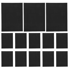 60Stk Schwarze Pappbilderrahmen Für DIY Wanddeko Und Foto-Collagen