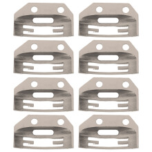 8Stk Metall Feed Dog Für Nähmaschine Langlebig Silber Kurzzähnig