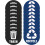 1 Set Selbstklebende Aufkleber PVC Recycelbar 8