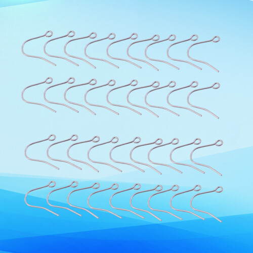 100Ud De Pendientes De Acero Inoxidable Elegantes 1