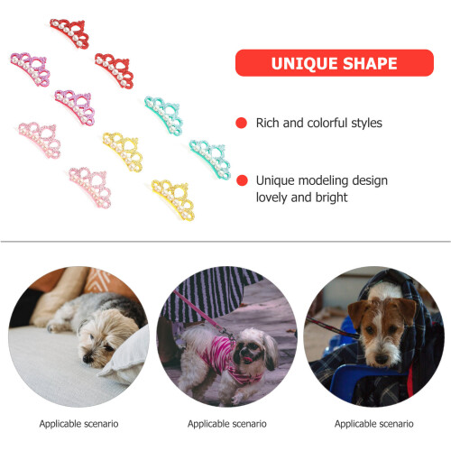 10Ud Accesorios Para Pelo De Perro Y En Multicolor 2