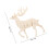 2 Unidades De Madera Animales Interactivos Ciervo Diy 2